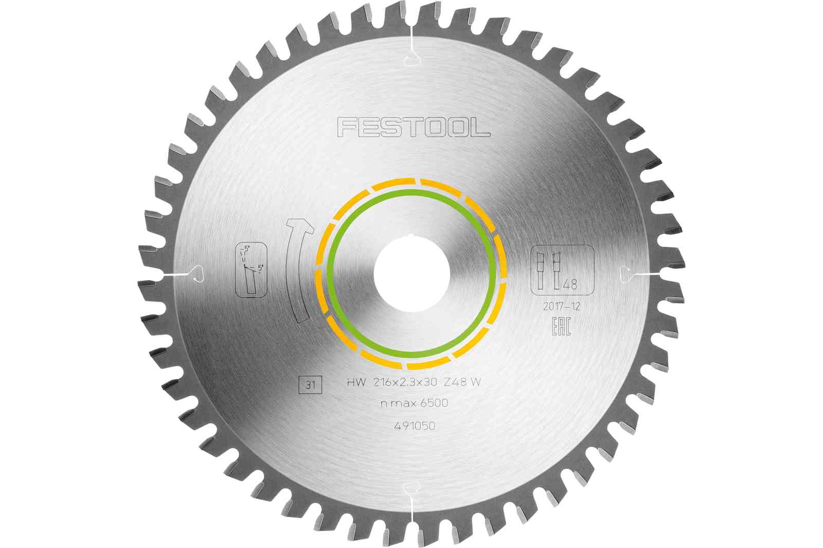 FESTOOL Pilový kotouč do okružních pil WOOD FINE CUT HW 216x2,3x30 W48