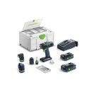 FESTOOL Akumulátorový vrtací šroubovák T 18+3 HPC 4,0 I-Set