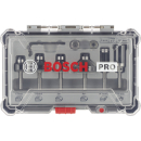 BOSCH Sada ohraňovacích fréz PRO, stopka 6 mm, 6 ks