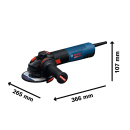 BOSCH EXPERT EXWS20-125B Úhlová bruska