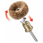 DREMEL® rychloupínání EZ SpeedClic™: Měkké dokončovací lešticí kotouče zrnitost 180 a 280 (511S)