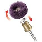 DREMEL® rychloupínání EZ SpeedClic™: Měkké dokončovací lešticí kotouče (512S) zrnitost 320