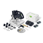 FESTOOL Akumulátorová pokosová pila na lišty SYMMETRIC SYMC 70 4,0 EBI-Plus