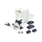 FESTOOL Akumulátorová ponorná pila TSC 55 KEBI-Plus/XL