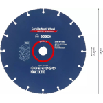 BOSCH BOSCH Víceúčelový řezný kotouč EXPERT Carbide Multi Wheel 230 mm, 22.23 mm