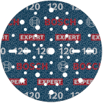 BOSCH EXPERT Brusný kotouč O780 s fólií, 150 mm, G120