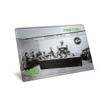 FESTOOL Plechová cedule s retro veletržním stánkem 100 let MES-FT2 100Y