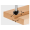 FESTOOL Čtvrttyčová fréza HW, stopka 8 mm HW S8 D23/R6